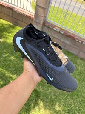 Nike Phantom 6 Low Pro FG Soccer Cleats Mens Sz 12.5 Black Shadow HJ4122-003